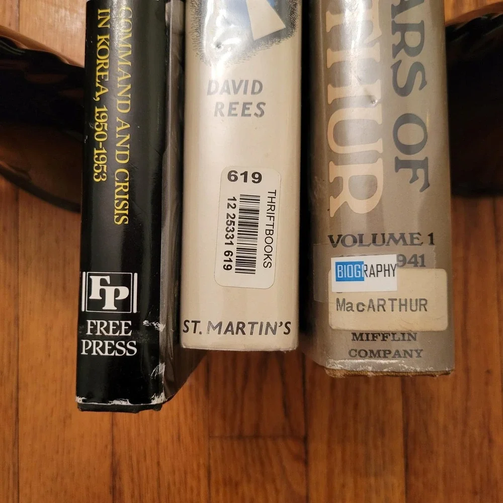 3 History Books Korean War General MacArthur Home School‎ Educational Korea